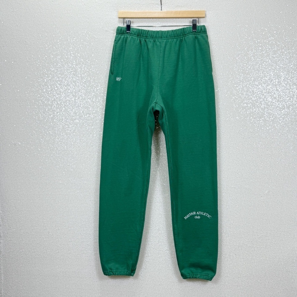 Mayfair Group Green Sweatpants – Mayfair Athletic Club Logo – Size M